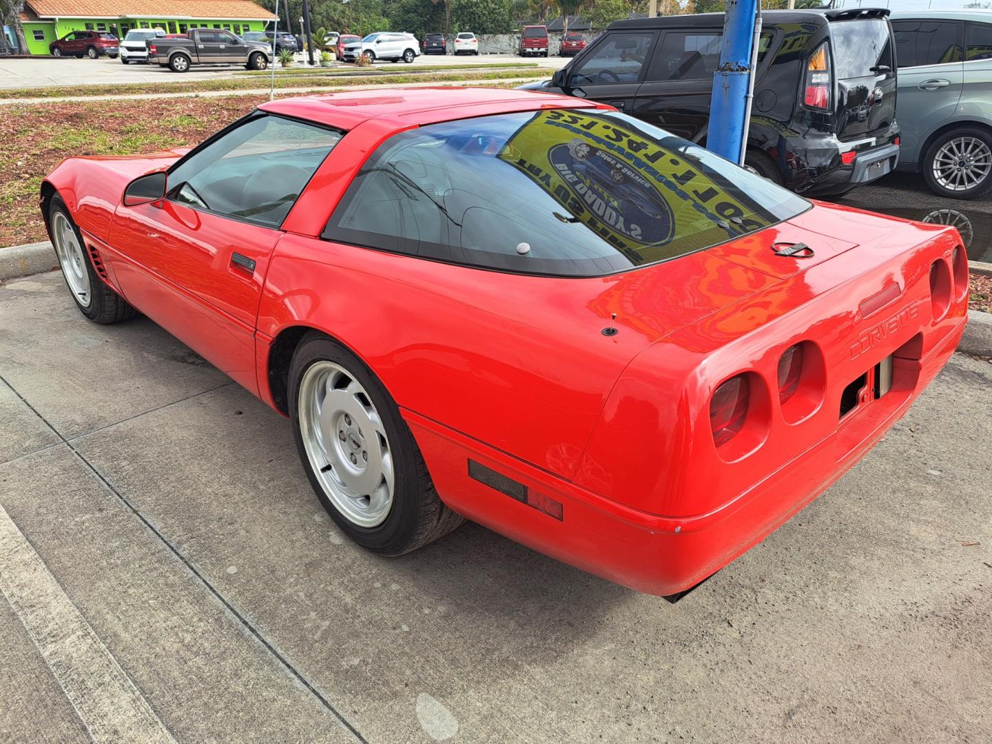 1995 RED /BLACK Chevrolet Corvette Coupe (1G1YY22PXS5) with an 5.7L V8 OHV 12V engine, AUTOMATIC transmission, located at 1181 Aurora Rd, Melbourne, FL, 32935, (321) 241-1100, 28.132914, -80.639175 - Photo#3